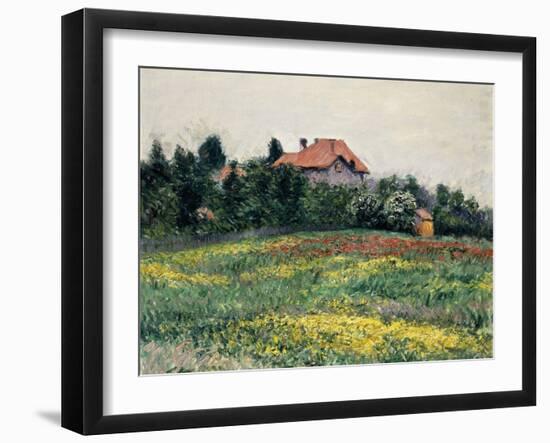 Normandy Countryside; Paysage En Normandie, 1884-Gustave Caillebotte-Framed Giclee Print