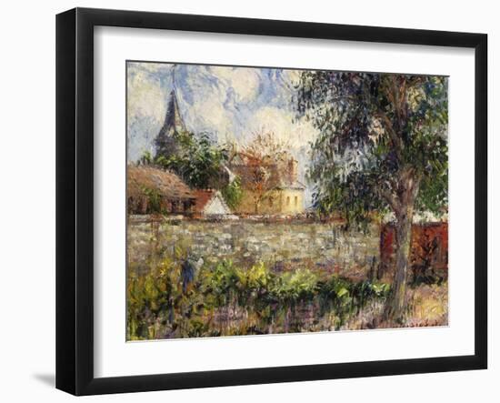 Normandy Countryside; Paysage En Normandie, 1927-Gustave Loiseau-Framed Giclee Print