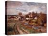 Normandy Countryside-Pierre-Auguste Renoir-Stretched Canvas