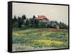 Normandy Countryside-Gustave Caillebotte-Framed Stretched Canvas