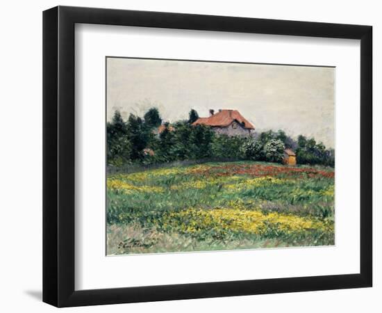 Normandy Countryside-Gustave Caillebotte-Framed Premium Giclee Print