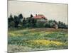 Normandy Countryside-Gustave Caillebotte-Mounted Giclee Print