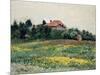 Normandy Countryside-Gustave Caillebotte-Mounted Giclee Print