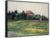 Normandy Countryside-Gustave Caillebotte-Framed Stretched Canvas