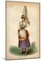 Normandy Traditional Costume as Fancy Dress-null-Mounted Art Print