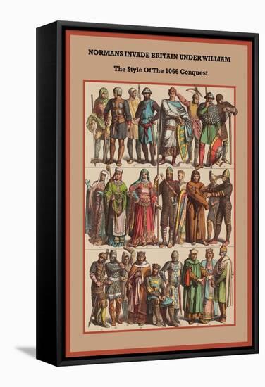 Normans Invade Britain on Style-Friedrich Hottenroth-Framed Stretched Canvas