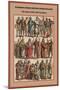 Normans Invade Britain on Style-Friedrich Hottenroth-Mounted Art Print
