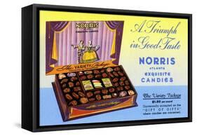 Norris Atlanta Exquisite Candies-Curt Teich & Company-Framed Stretched Canvas