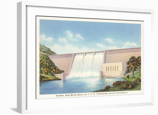 Norris Dam, Tennessee-null-Framed Art Print