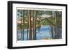 Norris Lake, Tennessee-null-Framed Art Print