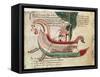 Norse Dragon-Prowed Ship, C10th Century-null-Framed Stretched Canvas