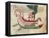 Norse Dragon-Prowed Ship, C10th Century-null-Framed Stretched Canvas