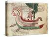 Norse Dragon-Prowed Ship, C10th Century-null-Stretched Canvas