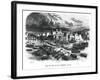 Norsemen Besieging Paris in 885, 19th Century-Jules Pseudonym For Gagne Gagniet-Framed Giclee Print