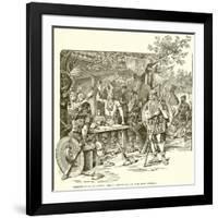Norsemen Celebrating their Discovery of the New World-null-Framed Giclee Print