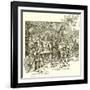 Norsemen Celebrating their Discovery of the New World-null-Framed Giclee Print