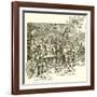 Norsemen Celebrating their Discovery of the New World-null-Framed Giclee Print