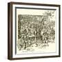 Norsemen Celebrating their Discovery of the New World-null-Framed Giclee Print