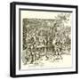 Norsemen Celebrating their Discovery of the New World-null-Framed Giclee Print