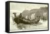 Norsemen on the Coast of America-null-Framed Stretched Canvas
