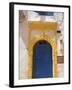 North Africa, Morocco, Essaouira, Medina, Blue and Yellow Door-Jane Sweeney-Framed Photographic Print