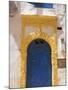 North Africa, Morocco, Essaouira, Medina, Blue and Yellow Door-Jane Sweeney-Mounted Photographic Print