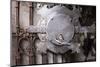 North Africa, Morocco, Marrakech. Metal works section of Jemma El Fna. Lock and key.-Emily Wilson-Mounted Photographic Print