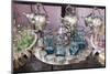 North Africa, Morocco, Marrakech. Traditional Moroccan mint tea glasses and tea pots.-Emily Wilson-Mounted Photographic Print