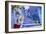 North Africa, Morocco, Traiditoional blue streets of Chefchaouen.-Emily Wilson-Framed Photographic Print