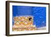 North Africa, Morocco, Traiditoional Moroccan architecture of Chefchaouen.-Emily Wilson-Framed Photographic Print