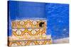 North Africa, Morocco, Traiditoional Moroccan architecture of Chefchaouen.-Emily Wilson-Stretched Canvas