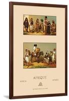 North African Families-Racinet-Framed Art Print