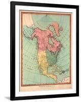 North America, 1790-J. Wilkes-Framed Giclee Print