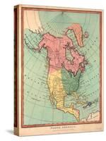 North America, 1790-J. Wilkes-Stretched Canvas