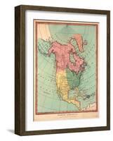 North America, 1790-J. Wilkes-Framed Giclee Print