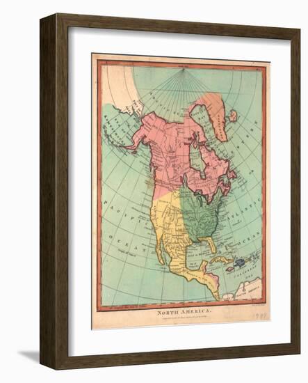 North America, 1790-J. Wilkes-Framed Giclee Print