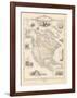 North America, 1851-John Tallis-Framed Premium Giclee Print