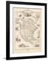 North America, 1851-John Tallis-Framed Premium Giclee Print