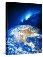 North America And the Milky Way-Detlev Van Ravenswaay-Stretched Canvas