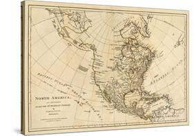 North America, As Divided amongst the European Powers, c.1776-Robert Sayer-Stretched Canvas