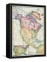 North America at the Close of the Revolution - Treaty of Paris, 1783-null-Framed Stretched Canvas