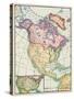North America at the Close of the Revolution - Treaty of Paris, 1783-null-Stretched Canvas