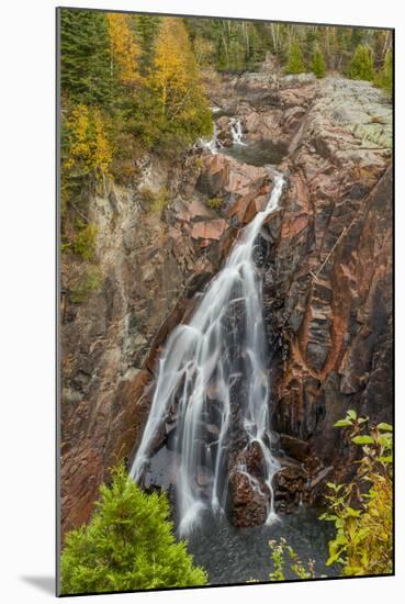 North America, Canada, Ontario, Terrace Bay, Aguasabon Gorge Falls-Frank Zurey-Mounted Photographic Print