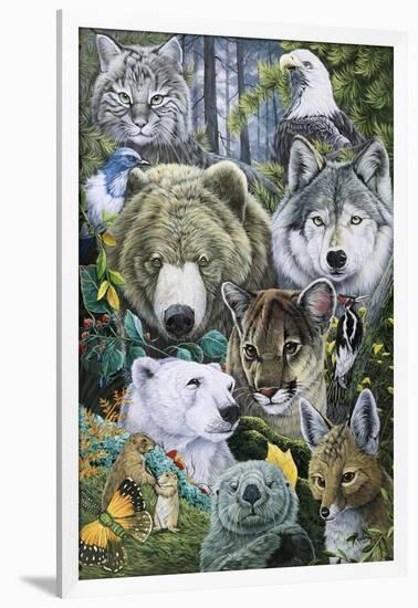 North America's Endangered-Jenny Newland-Framed Giclee Print