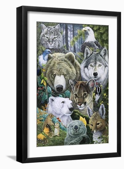 North America's Endangered-Jenny Newland-Framed Premium Giclee Print