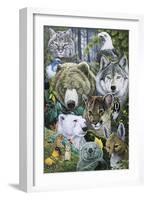 North America's Endangered-Jenny Newland-Framed Giclee Print