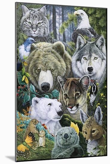 North America's Endangered-Jenny Newland-Mounted Giclee Print