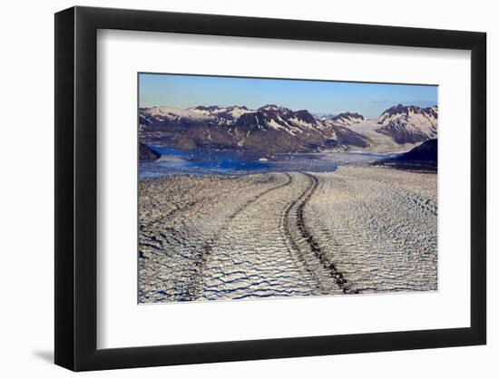 North America, the Usa, Alaska, Columbia Glacier-Bernd Rommelt-Framed Photographic Print