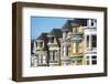 North America, USA, America, California, San Francisco. colurful house in Height & Ashbury-Jordan Banks-Framed Photographic Print