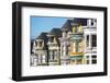 North America, USA, America, California, San Francisco. colurful house in Height & Ashbury-Jordan Banks-Framed Photographic Print